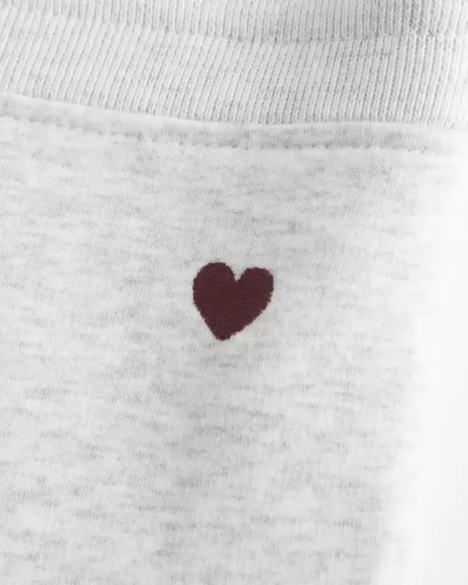 Leggings din lână cu grafică inimă Leggings din lână cu grafică inimă
