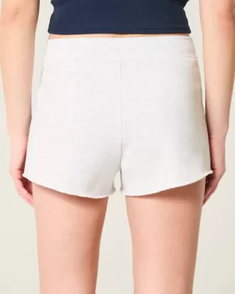 Mini pantaloni scurti din lână Number Graphic