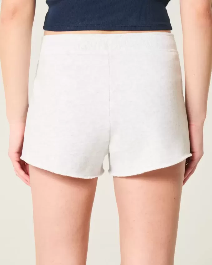 Mini pantaloni scurti din lână Number Graphic Mini pantaloni scurti din lână Number Graphic
