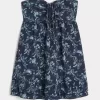 Mini rochie Babydoll cu volane fara bretele Mini rochie Babydoll cu volane fara bretele