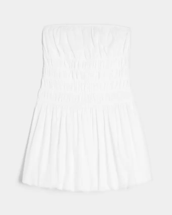 Mini rochie fără bretele Bubble