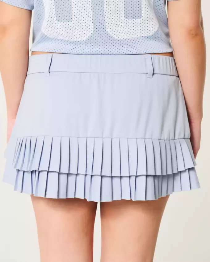 Mini-short cu micro-pliuri Mini-short cu micro-pliuri