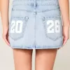 Mini-short din denim din clasa ’26 cu talie joasă Mini-short din denim din clasa ’26 cu talie joasă