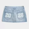 Mini-short din denim din clasa ’26 cu talie joasă Mini-short din denim din clasa ’26 cu talie joasă