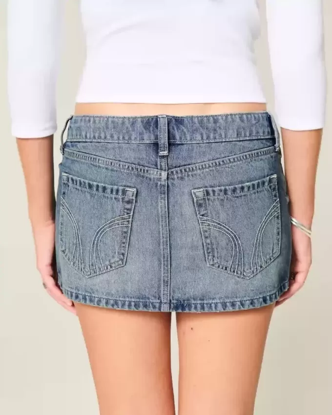 Mini-short din Denim Micro Mini-short din Denim Micro