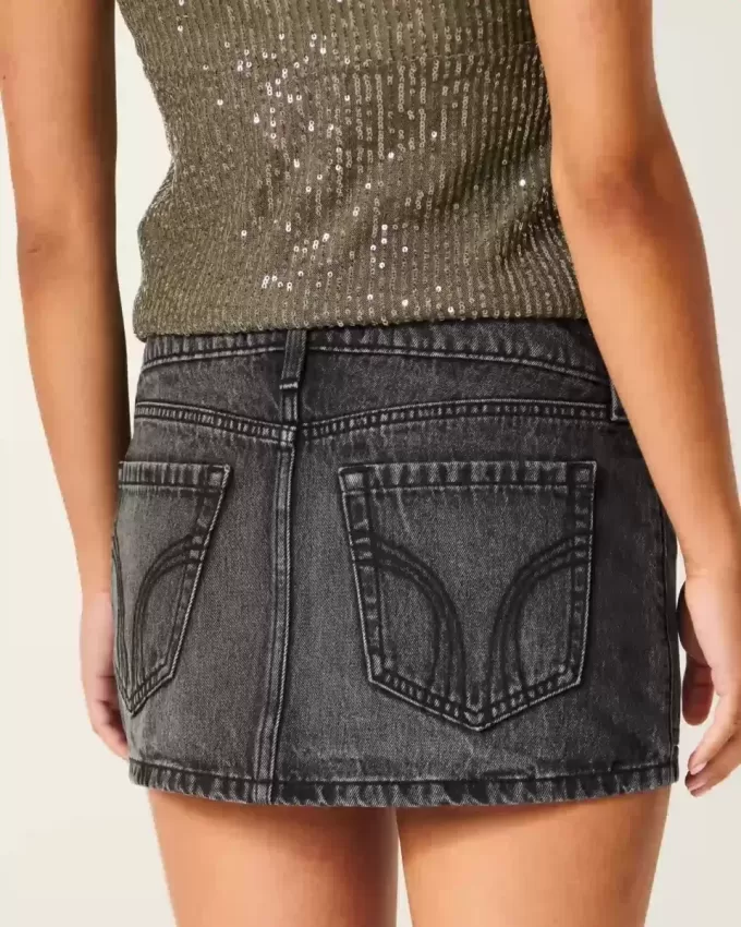 Mini-short din Denim Micro Mini-short din Denim Micro