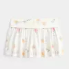 Mini-short pliat din tricot Mini-short pliat din tricot