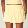 Mini-short pliat din tricot Mini-short pliat din tricot