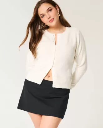 Mini-short Ponte A-Line cu talie joasă