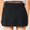 Mini-short Ponte A-Line cu talie mare Mini-short Ponte A-Line cu talie mare
