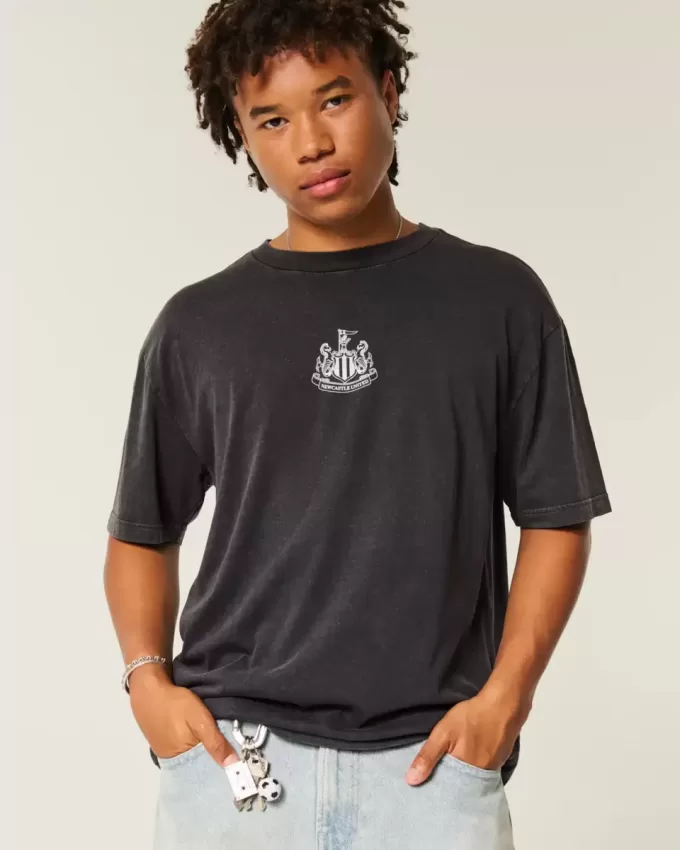 Newcastle United F.C. Tricou grafic Newcastle United F.C. Tricou grafic