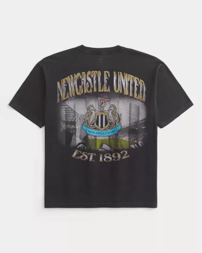Newcastle United F.C. Tricou grafic Newcastle United F.C. Tricou grafic