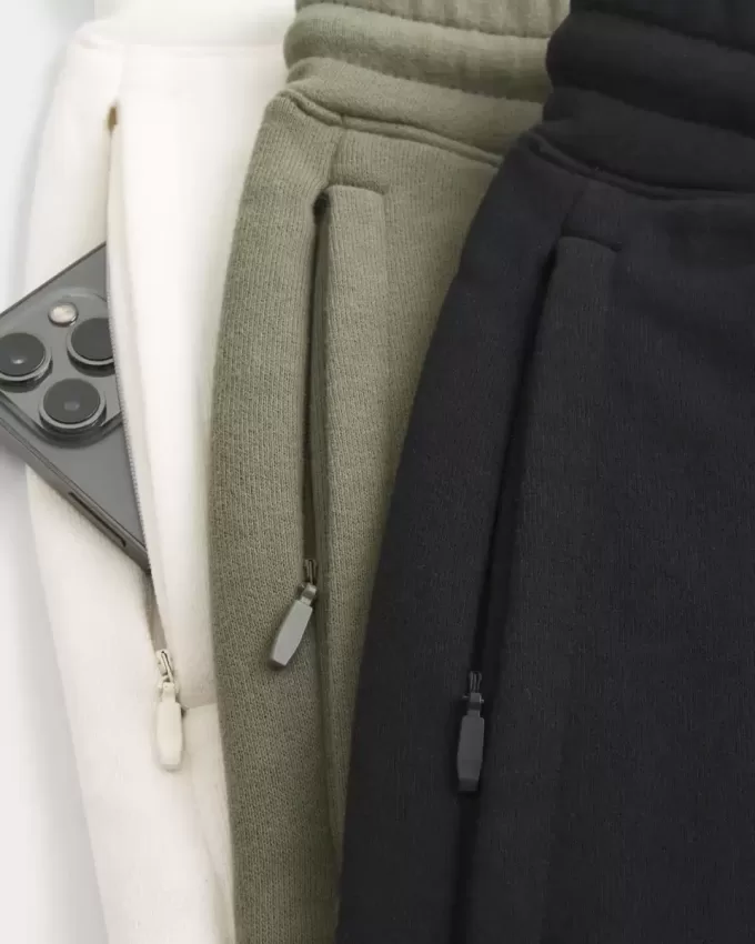 Pachet de 3 pantaloni scurți cu logo din lână deasupra genunchiului