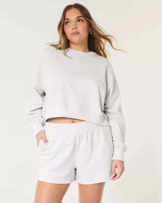 Pachet de hanorac Easy Crew și pantaloni scurți din fleece