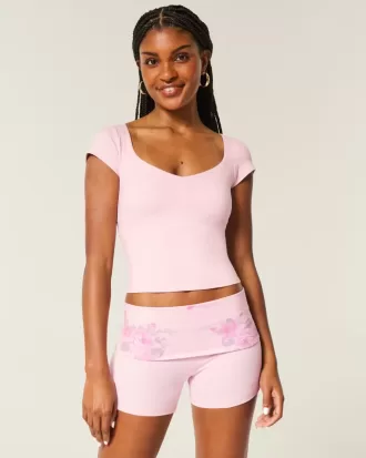 Pantalon scurt Gilly Hicks Active Foldover