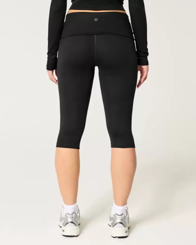 Pantaloni capri cu talie pliabilă Gilly Hicks Active Recharge Pantaloni capri cu talie pliabilă Gilly Hicks Active Recharge