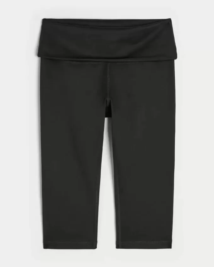 Pantaloni capri cu talie pliabilă Gilly Hicks Active Recharge Pantaloni capri cu talie pliabilă Gilly Hicks Active Recharge
