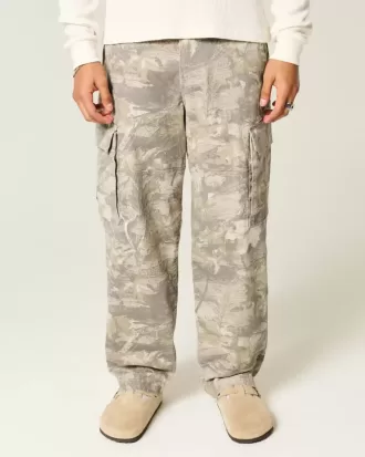 Pantaloni Cargo Baggy Skater Camo