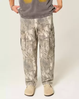 Pantaloni Cargo Baggy Skater Camo