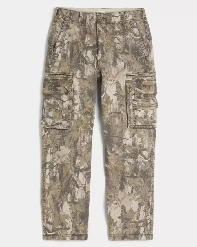 Pantaloni cargo camo grei Pantaloni cargo camo grei
