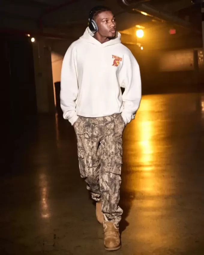 Pantaloni cargo camo grei Pantaloni cargo camo grei
