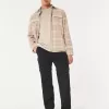 Pantaloni cargo drepți cu fermoar Pantaloni cargo drepți cu fermoar