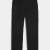 Pantaloni cargo drepți cu fermoar Pantaloni cargo drepți cu fermoar