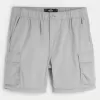 Pantaloni cargo drepți cu fermoar
