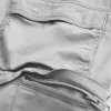 Pantaloni cargo drepți cu fermoar
