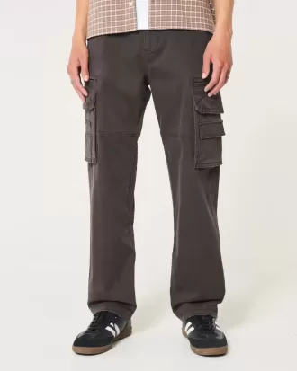Pantaloni cargo largi, grei