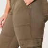 Pantaloni cargo relaxați cu talie medie Pantaloni cargo relaxați cu talie medie
