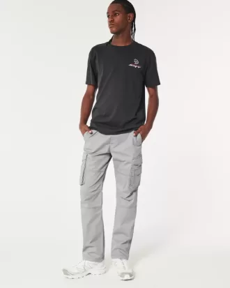 Pantaloni cargo slim drepti