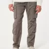 Pantaloni cargo slim drepti Pantaloni cargo slim drepti