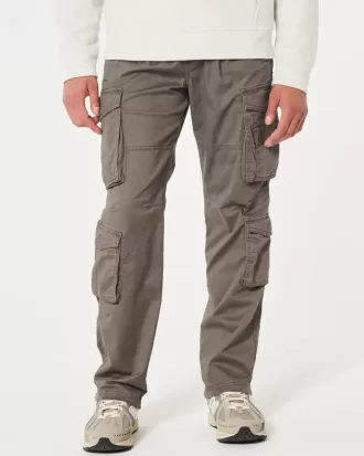 Pantaloni cargo slim drepti
