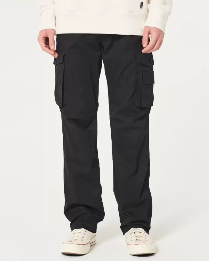 Pantaloni cargo slim drepti Pantaloni cargo slim drepti