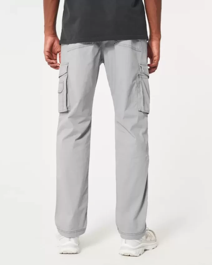 Pantaloni cargo slim drepti Pantaloni cargo slim drepti