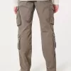 Pantaloni cargo slim drepti Pantaloni cargo slim drepti