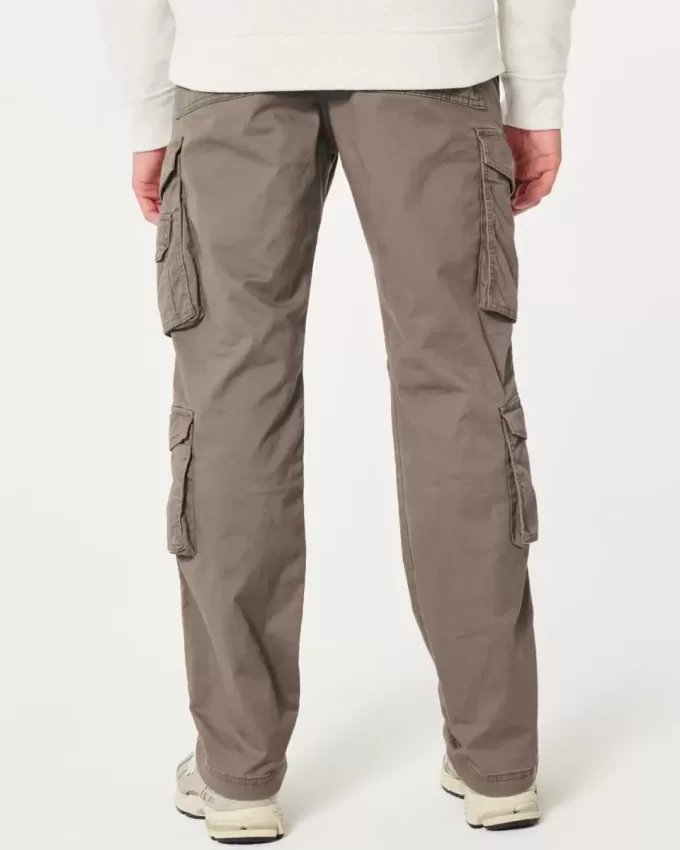 Pantaloni cargo slim drepti Pantaloni cargo slim drepti