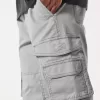 Pantaloni cargo slim drepti Pantaloni cargo slim drepti