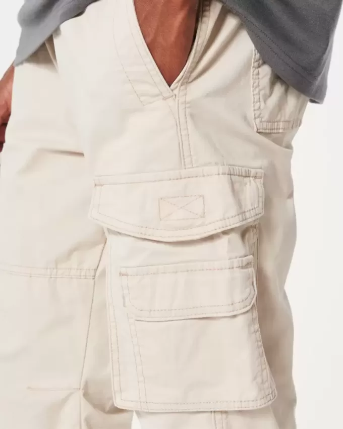 Pantaloni cargo slim drepti Pantaloni cargo slim drepti