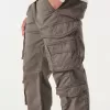 Pantaloni cargo slim drepti Pantaloni cargo slim drepti