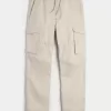 Pantaloni cargo slim drepti Pantaloni cargo slim drepti