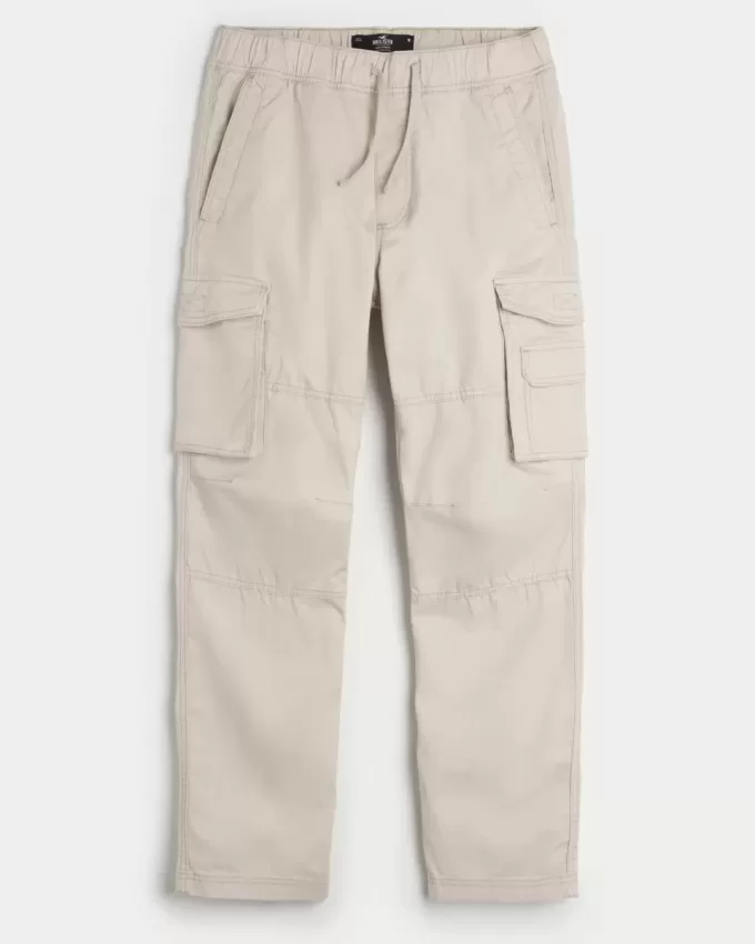 Pantaloni cargo slim drepti Pantaloni cargo slim drepti