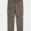 Pantaloni cargo slim drepti Pantaloni cargo slim drepti
