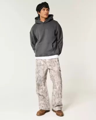 Pantaloni cargo super baggy Camo