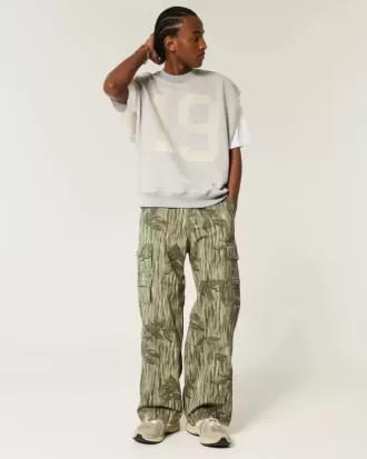 Pantaloni cargo super largi
