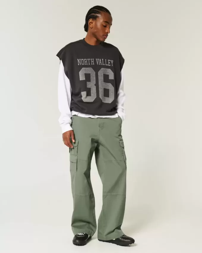 Pantaloni cargo super largi Pantaloni cargo super largi