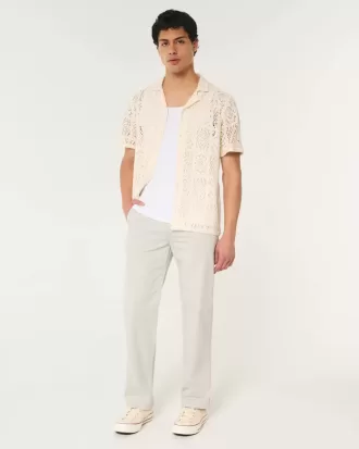 Pantaloni chino drepti