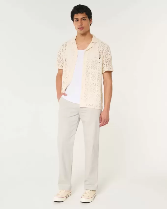 Pantaloni chino drepti Pantaloni chino drepti