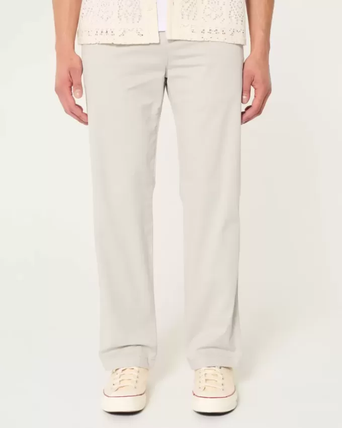 Pantaloni chino drepti Pantaloni chino drepti